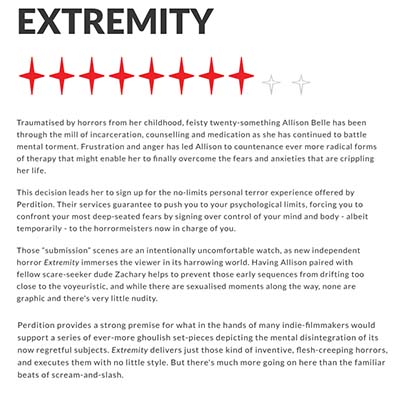 EXTREMITY REVIEW